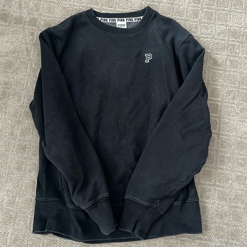 Medium Black Crewneck from PINK